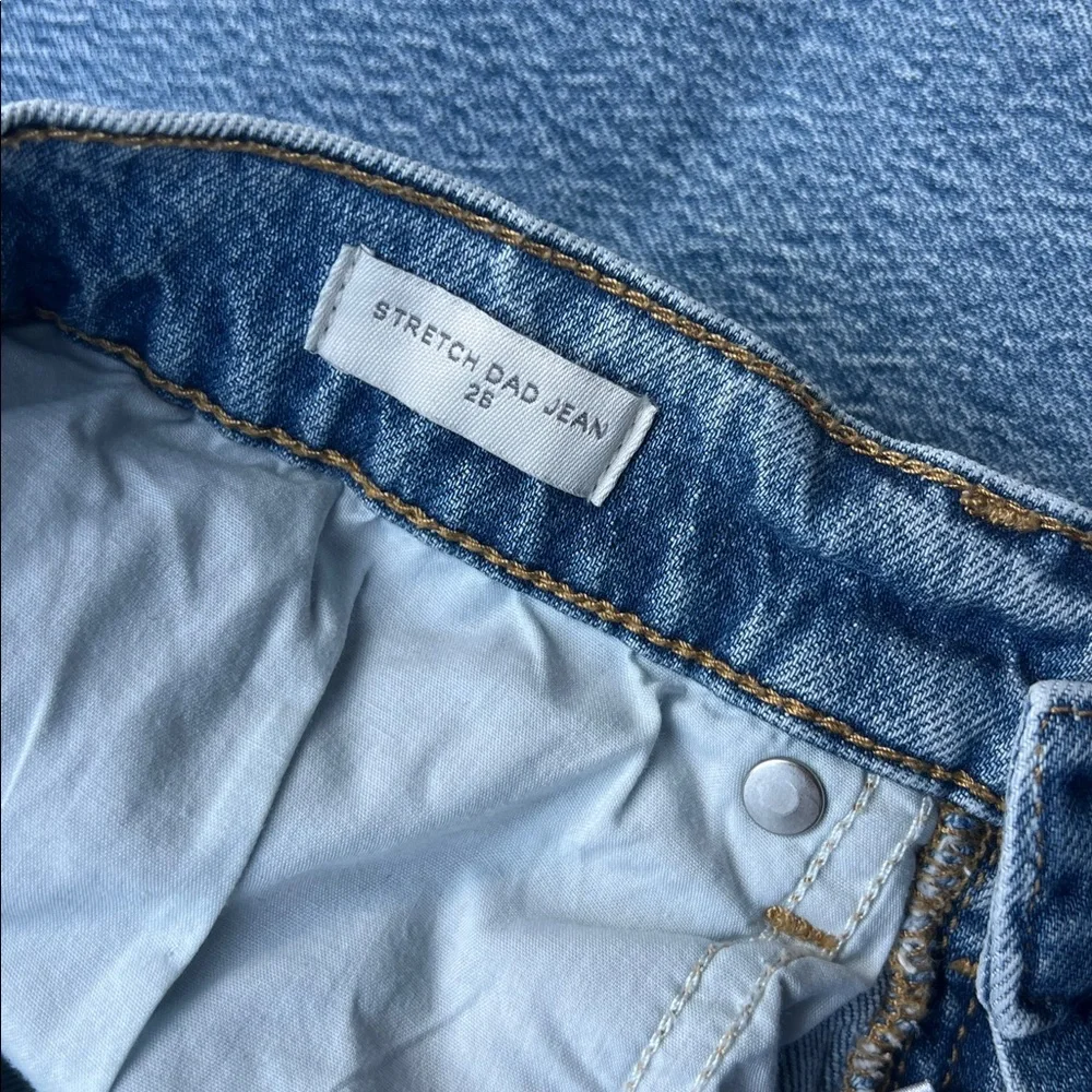 PacSun Stretch Dad Jeans casual straight leg school work everyday‎ essential 26 - Picture 6 of 13